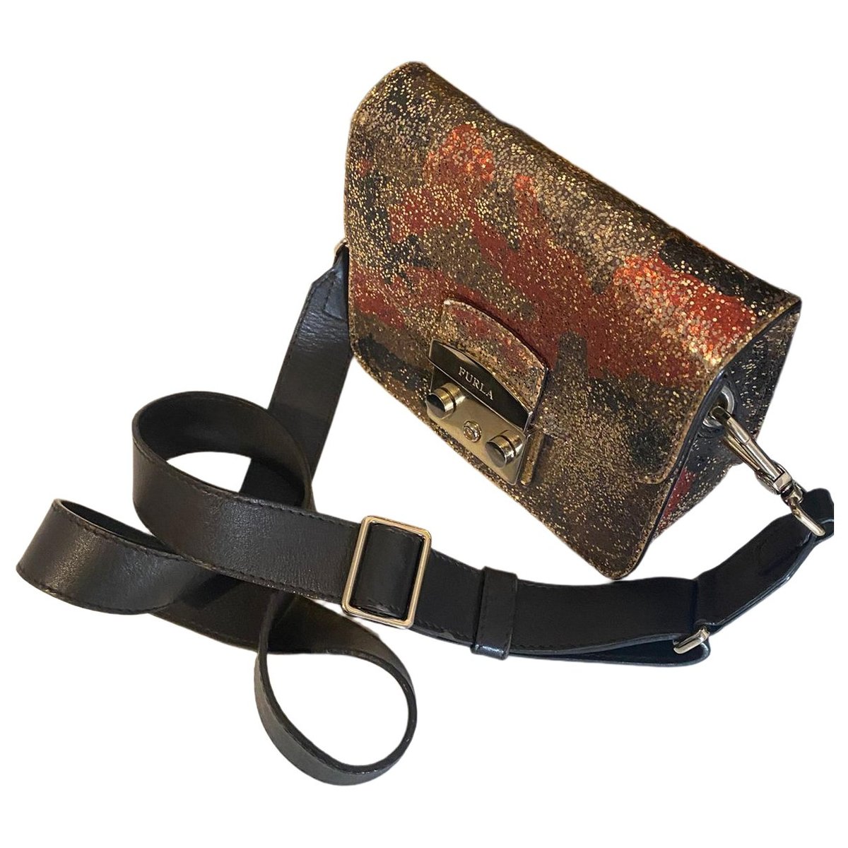 Metropolis glitter crossbody bag