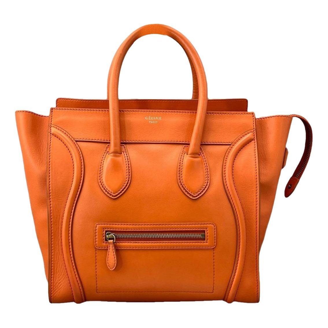 Luggage leather handbag