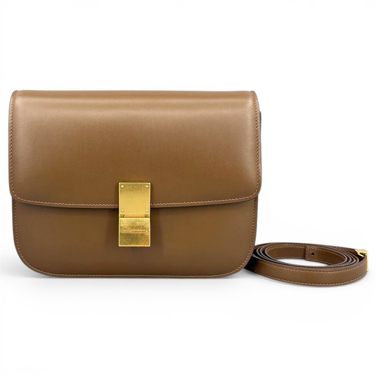 Classic leather handbag