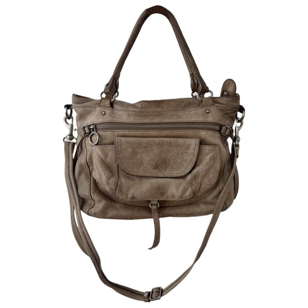 Leather crossbody bag