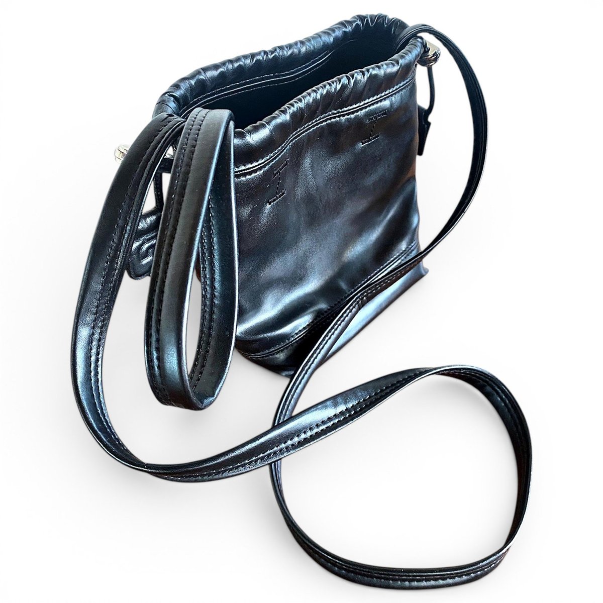 Vegan leather crossbody bag