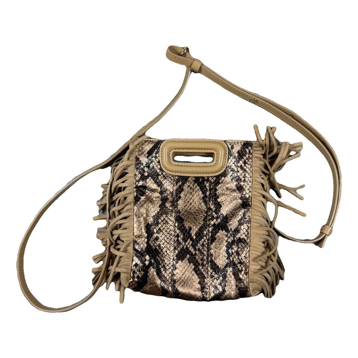 Sac M leather handbag