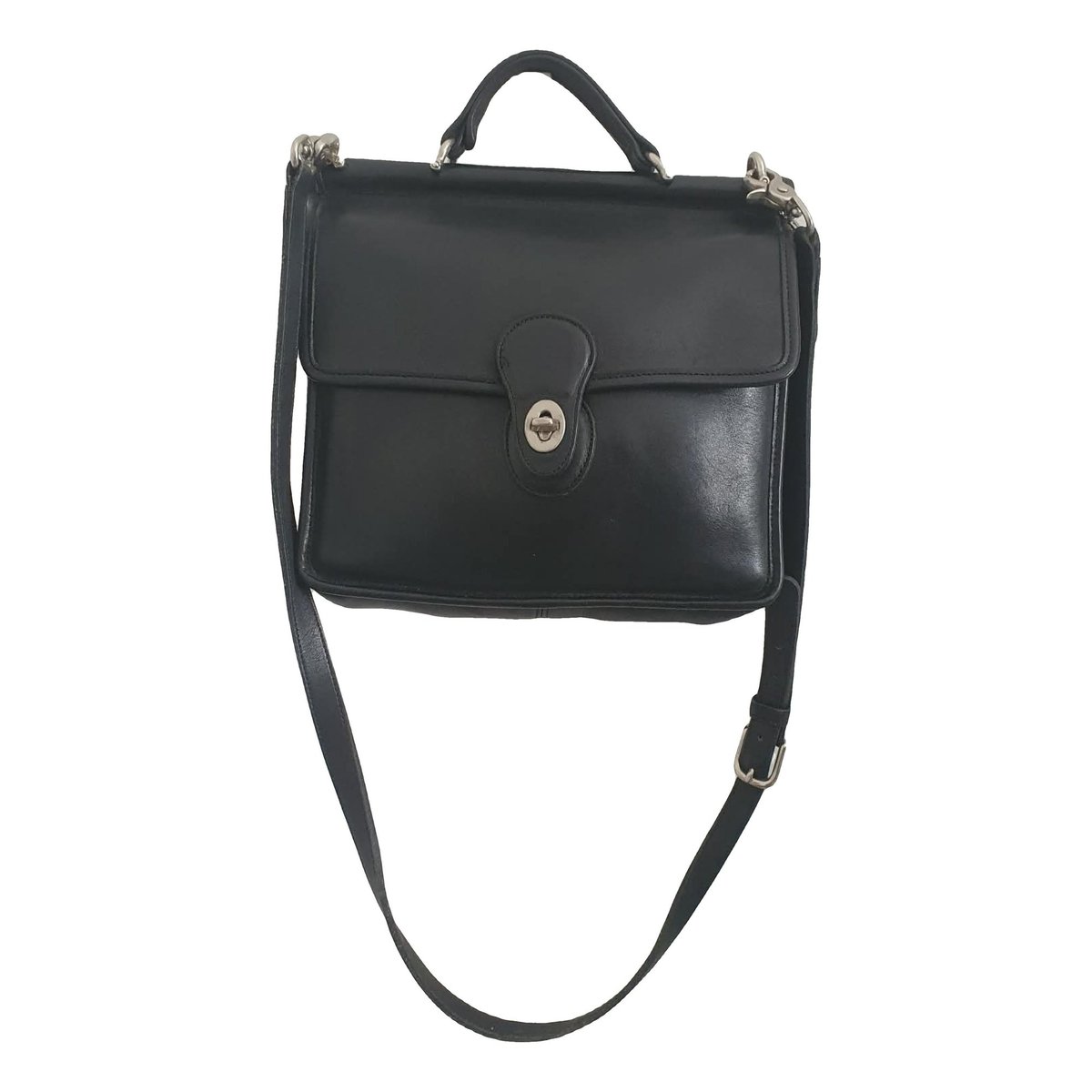 Signature Sufflette leather bag