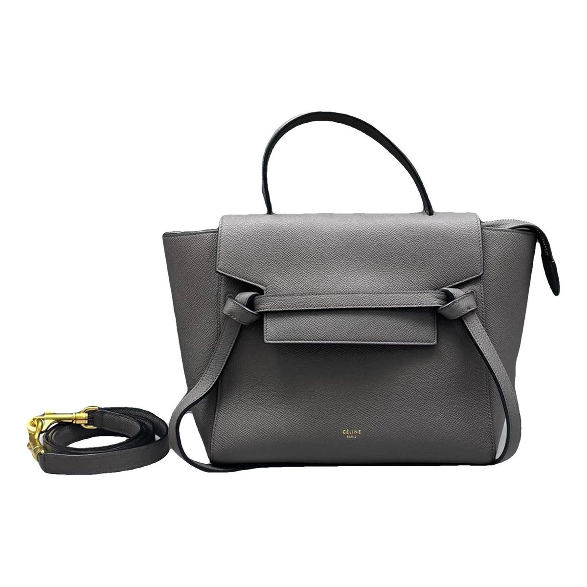 Belt leather handbag
