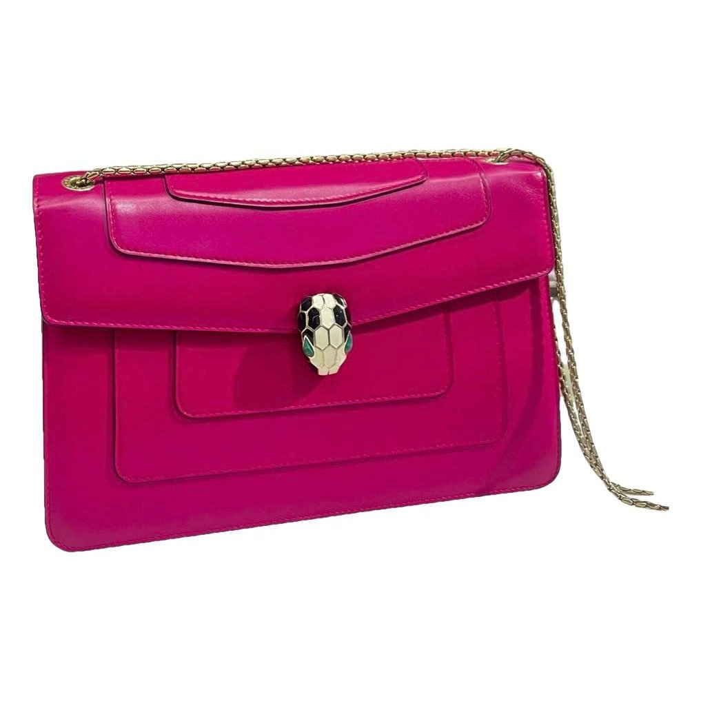 Serpenti leather handbag