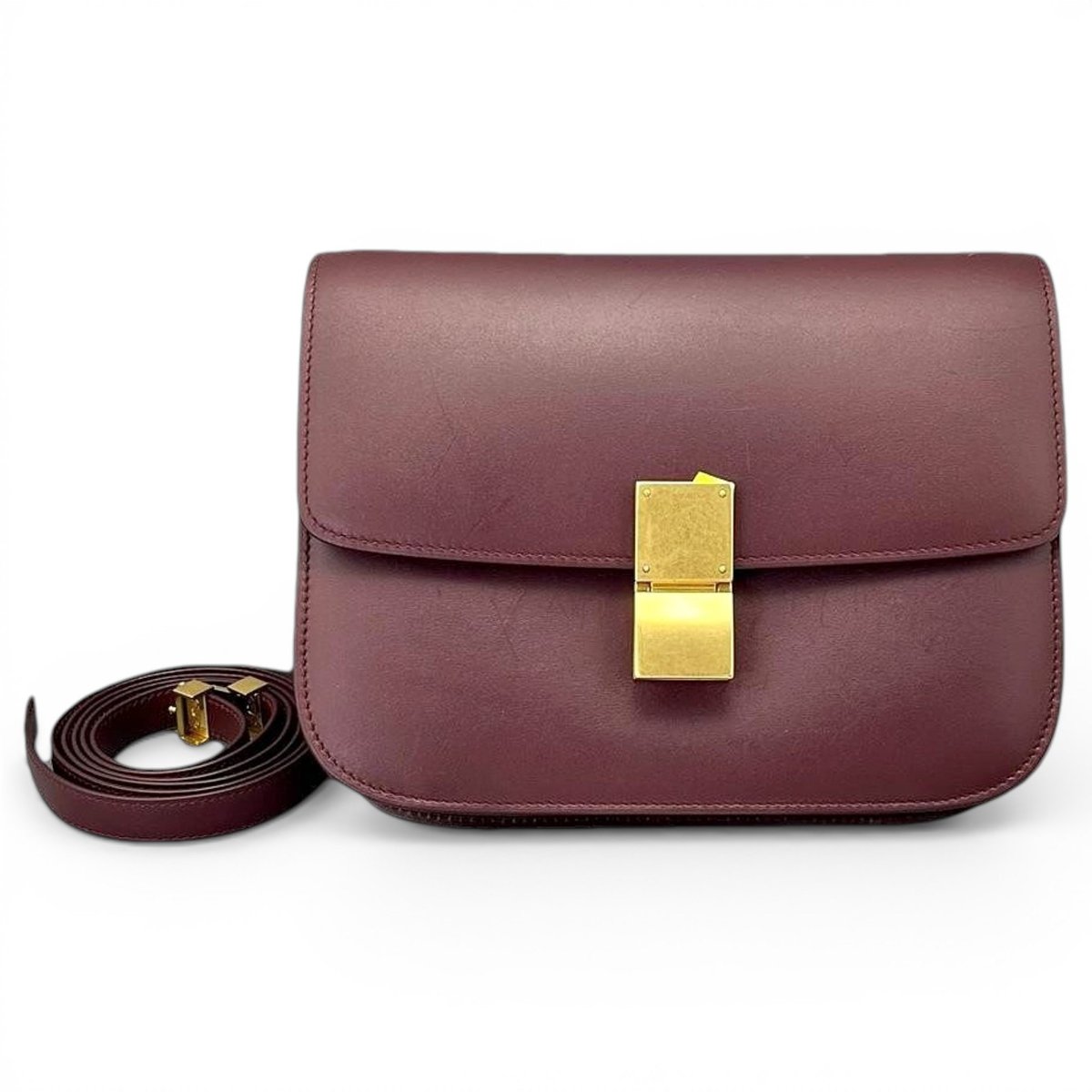 Classic leather handbag