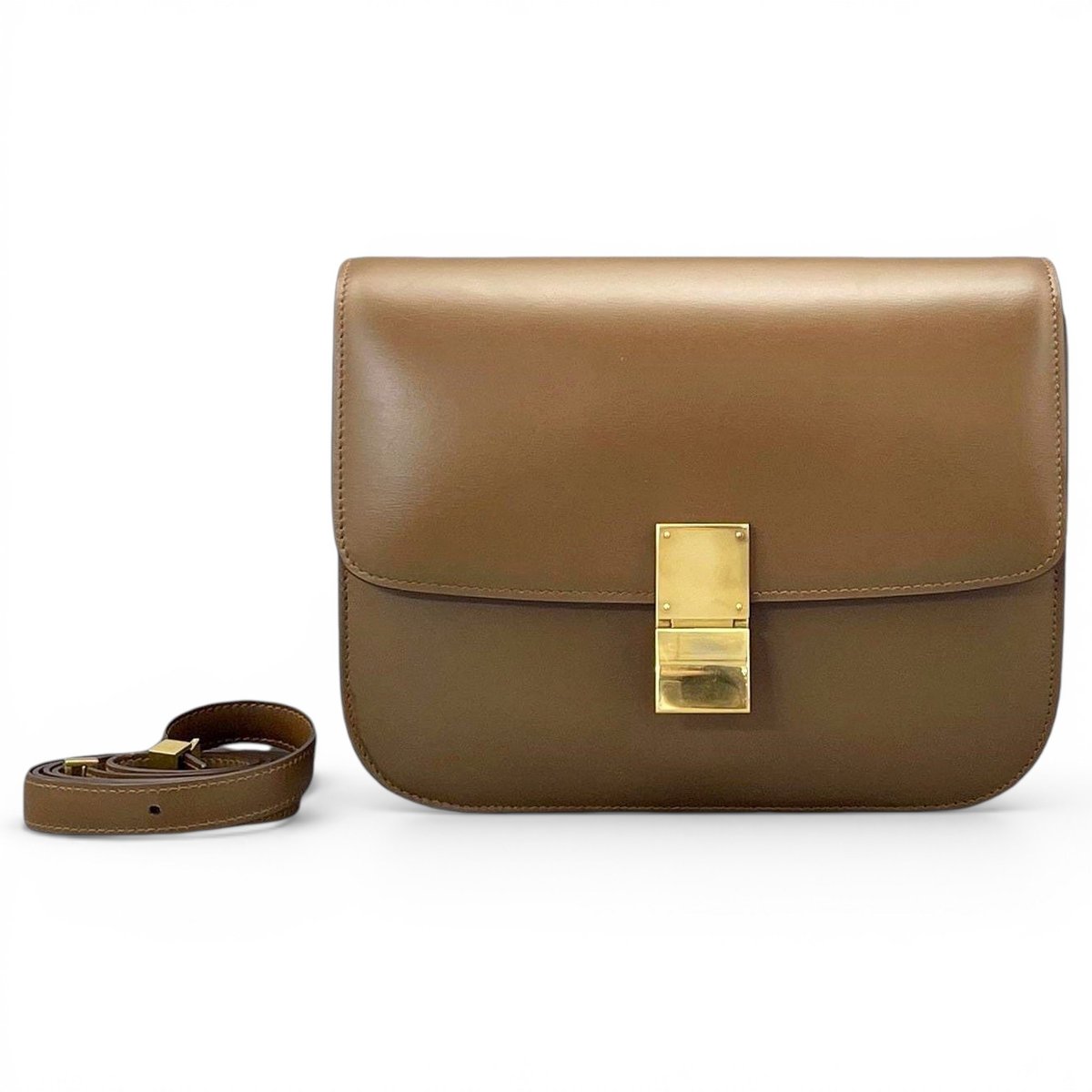 Classic leather handbag