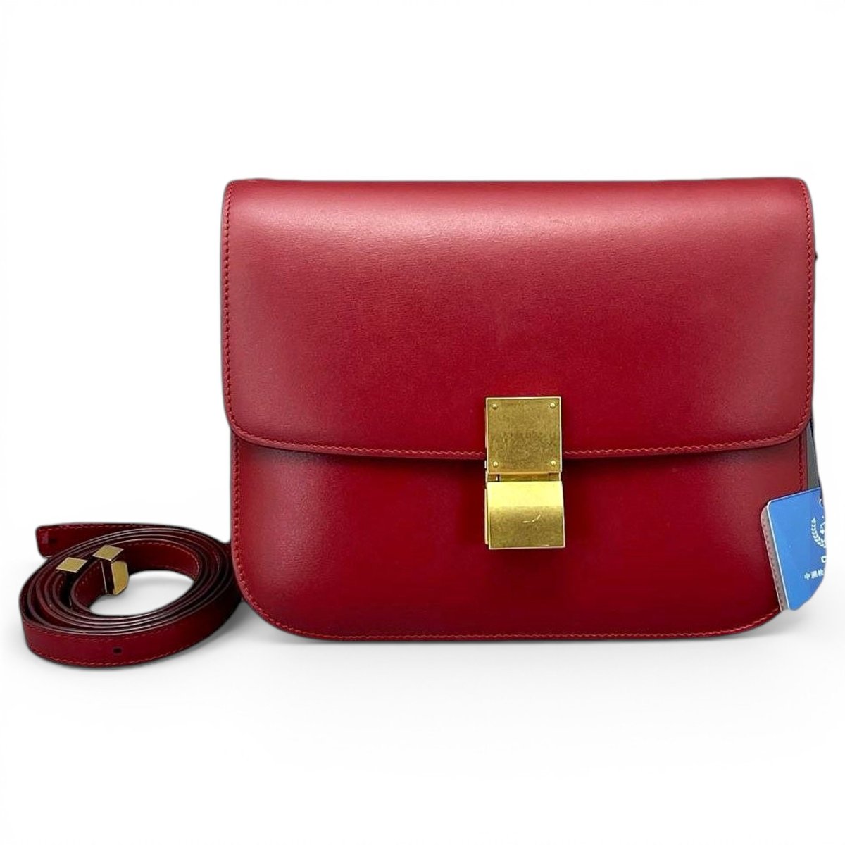 Classic leather handbag