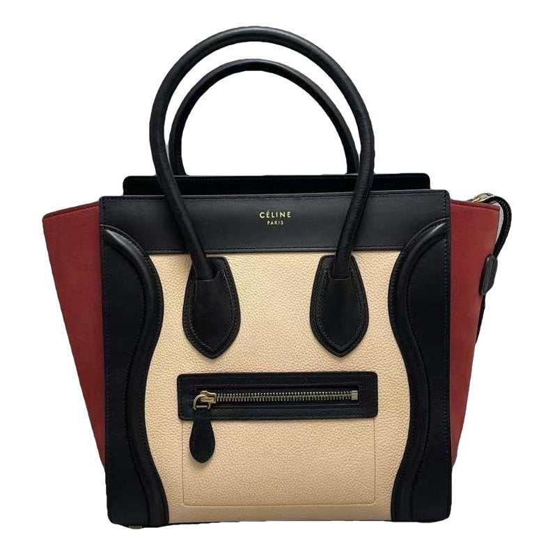Luggage leather handbag