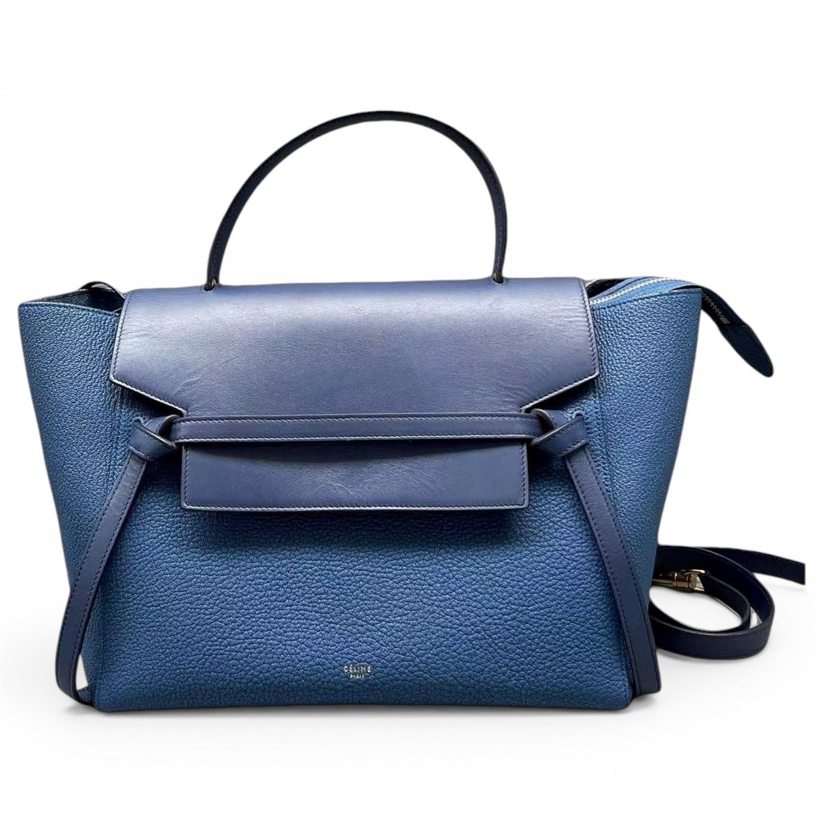 Belt leather handbag