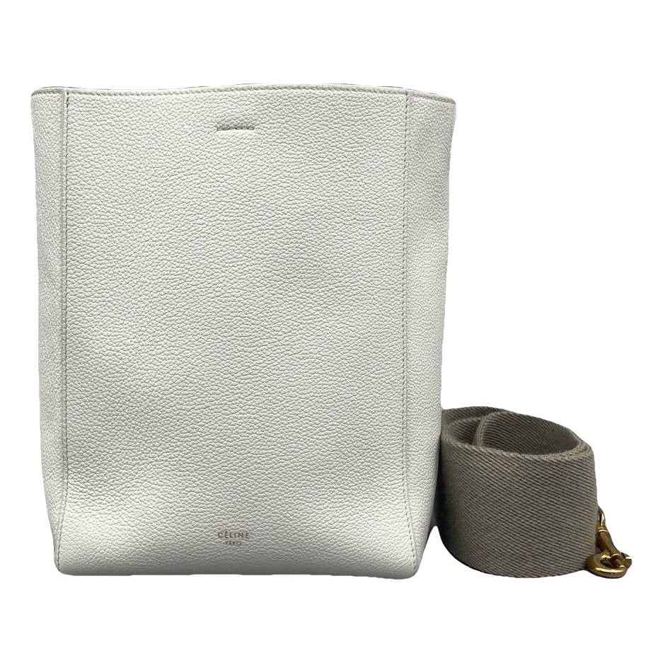 Seau Sangle leather handbag