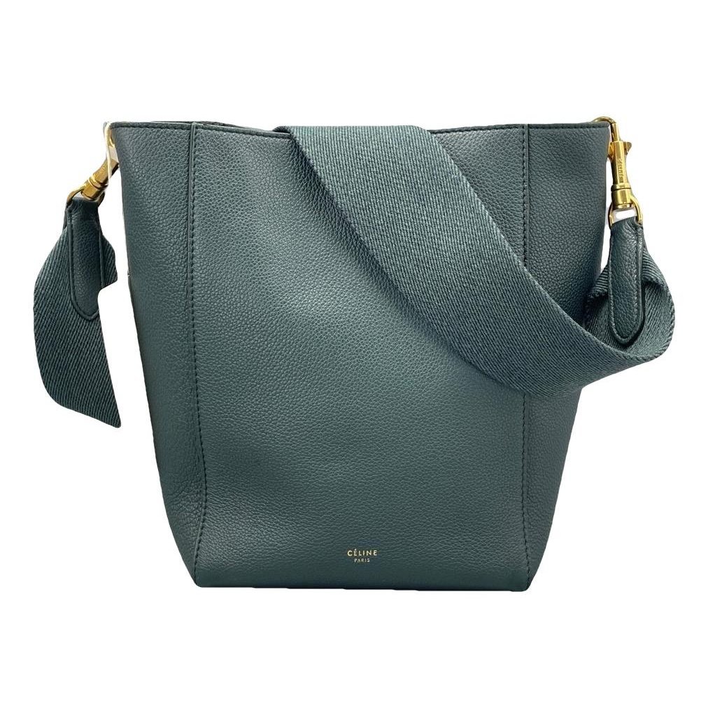 Seau Sangle leather handbag