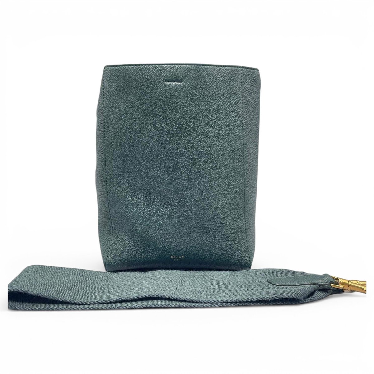 Seau Sangle leather handbag