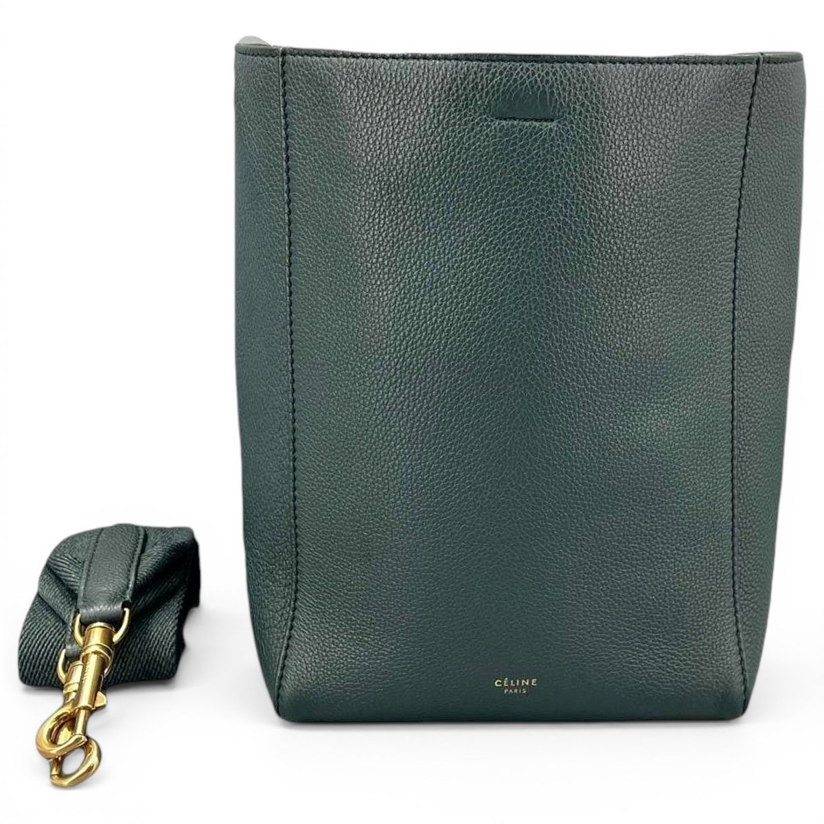 Seau Sangle leather handbag
