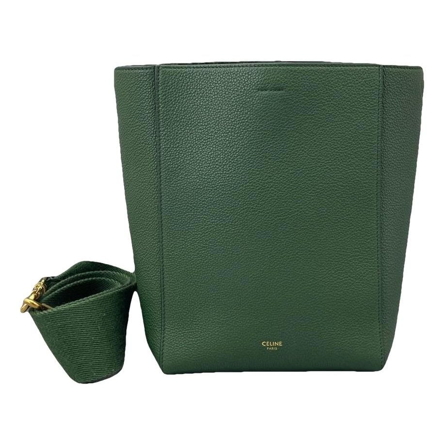 Seau Sangle leather handbag