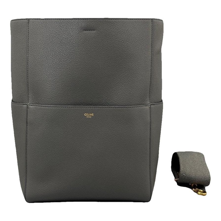 Seau Sangle leather handbag