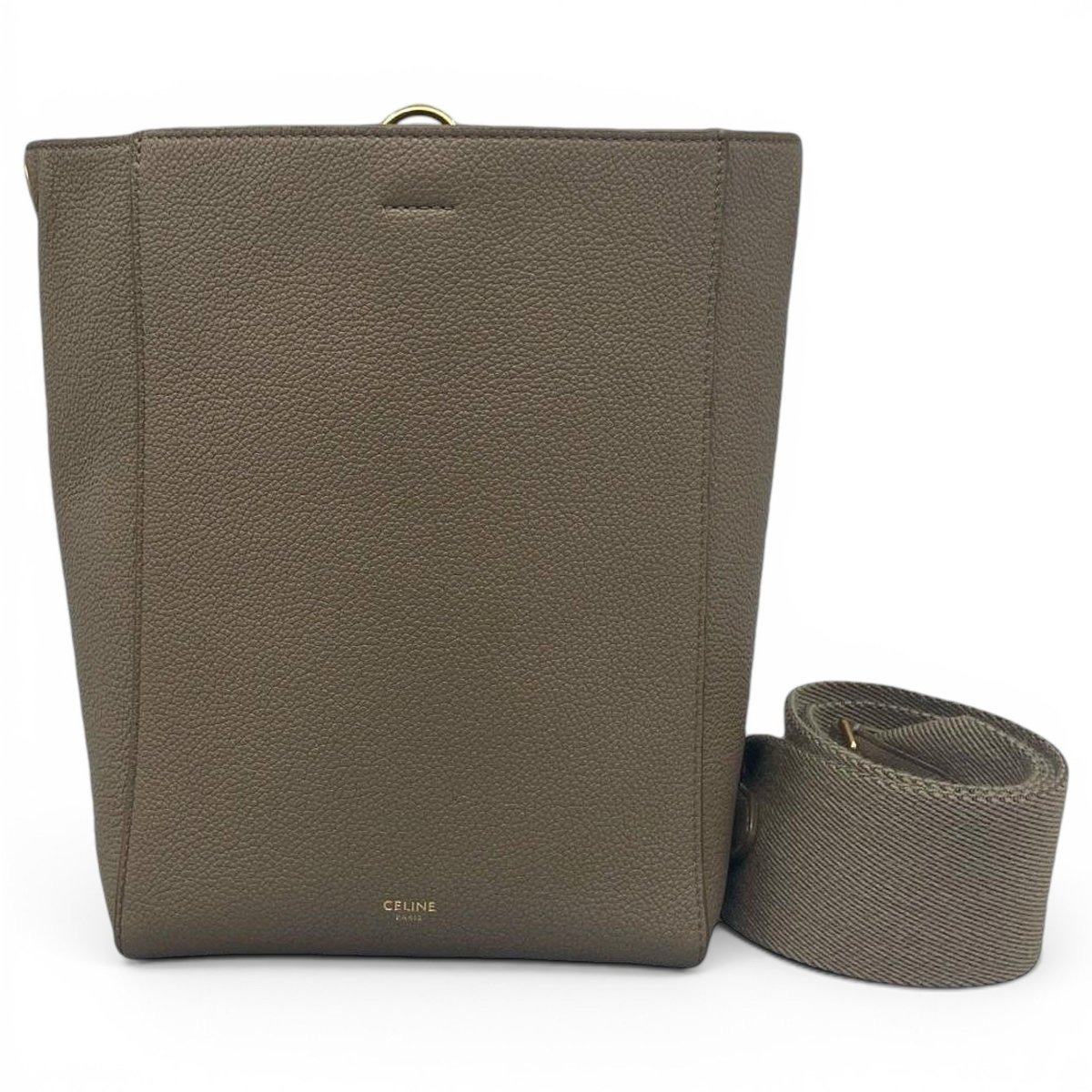 Seau Sangle leather handbag