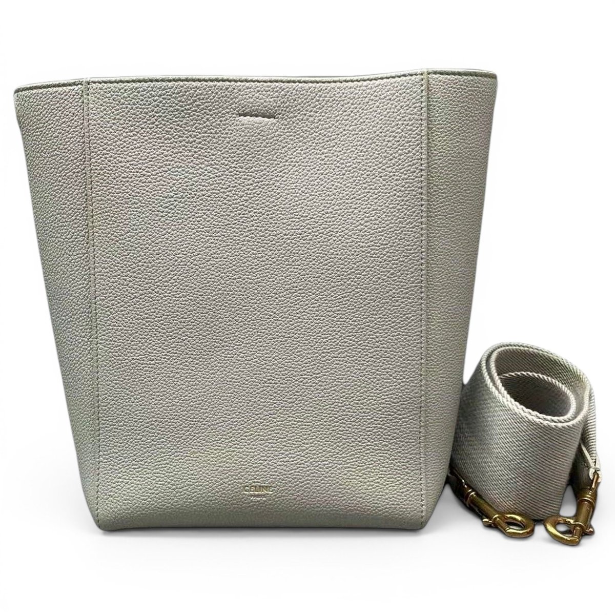 Seau Sangle leather handbag
