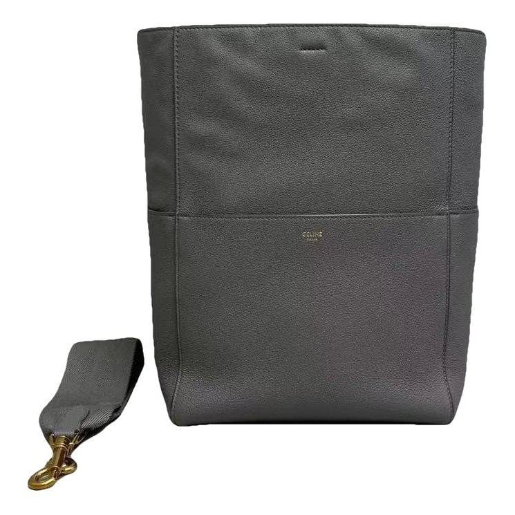 Seau Sangle leather handbag
