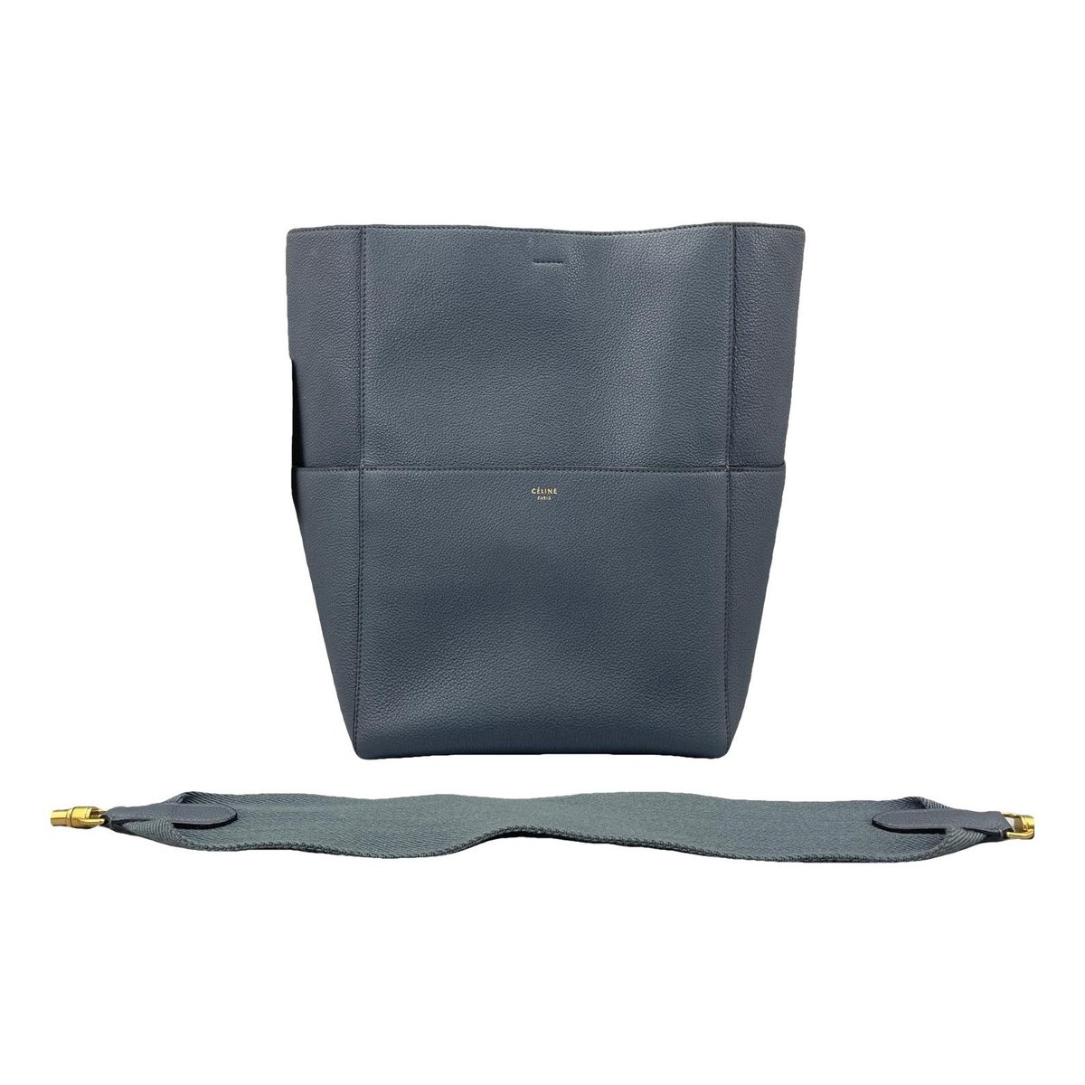 Seau Sangle leather handbag