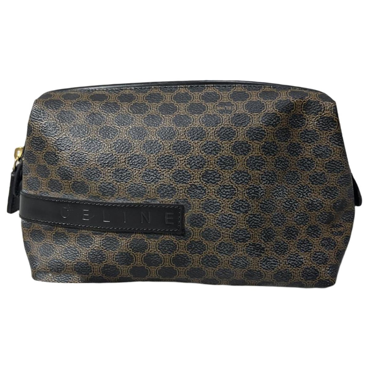 Triomphe Vintage vinyl clutch bag