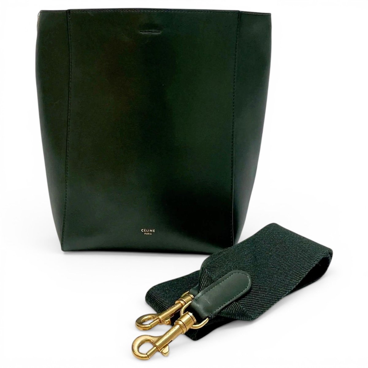 Seau Sangle leather tote