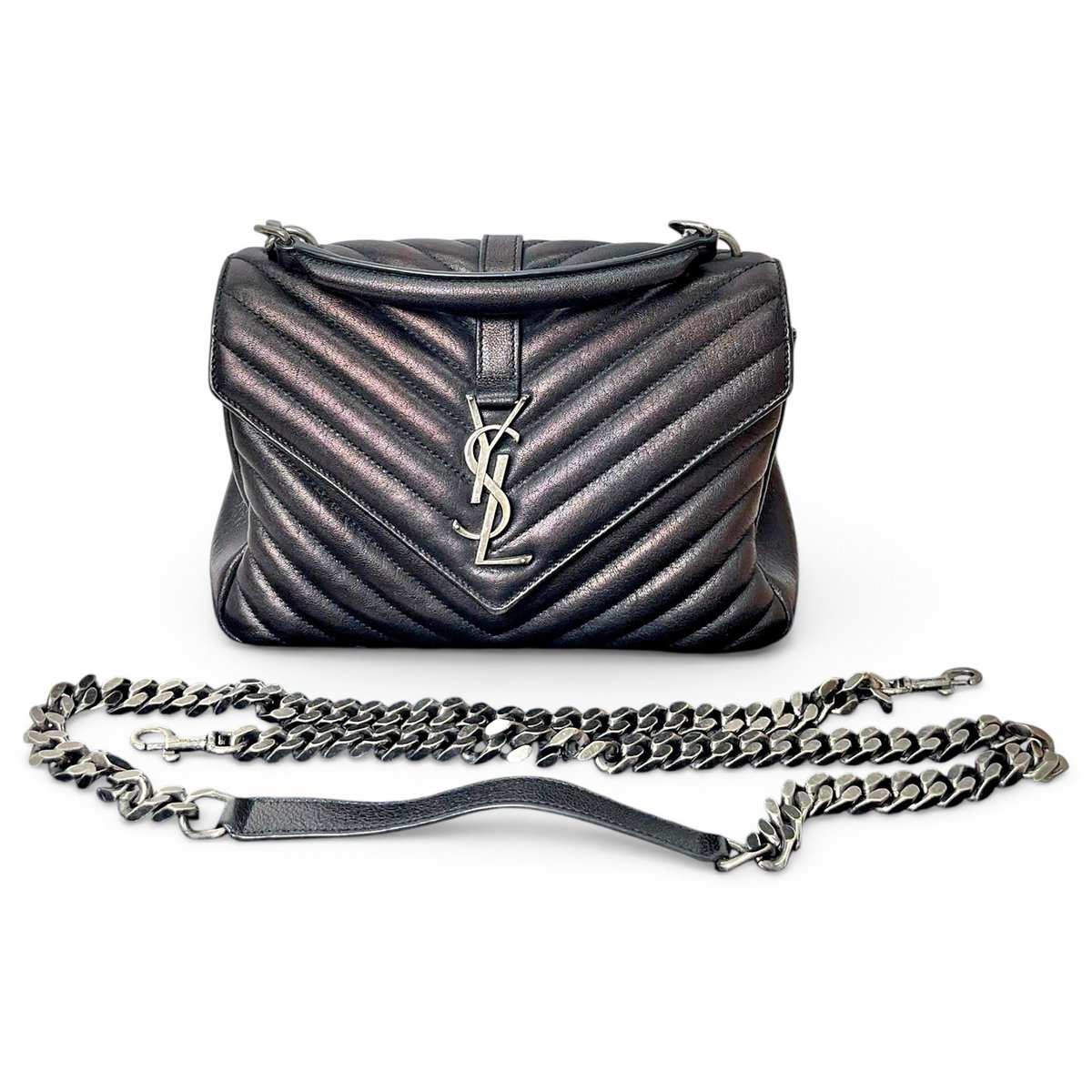 Collége monogramme leather handbag
