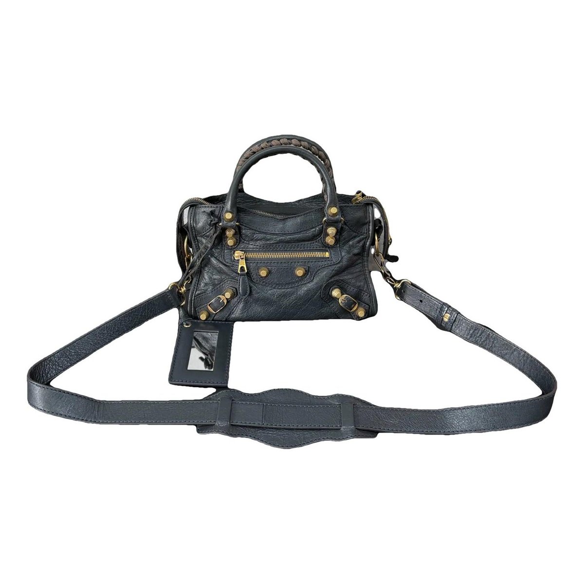 City leather crossbody bag