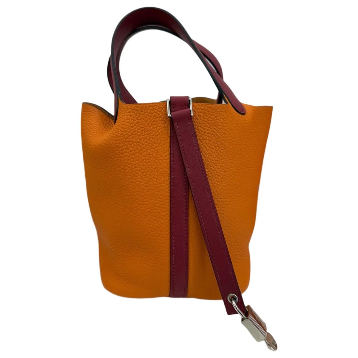 Picotin leather handbag