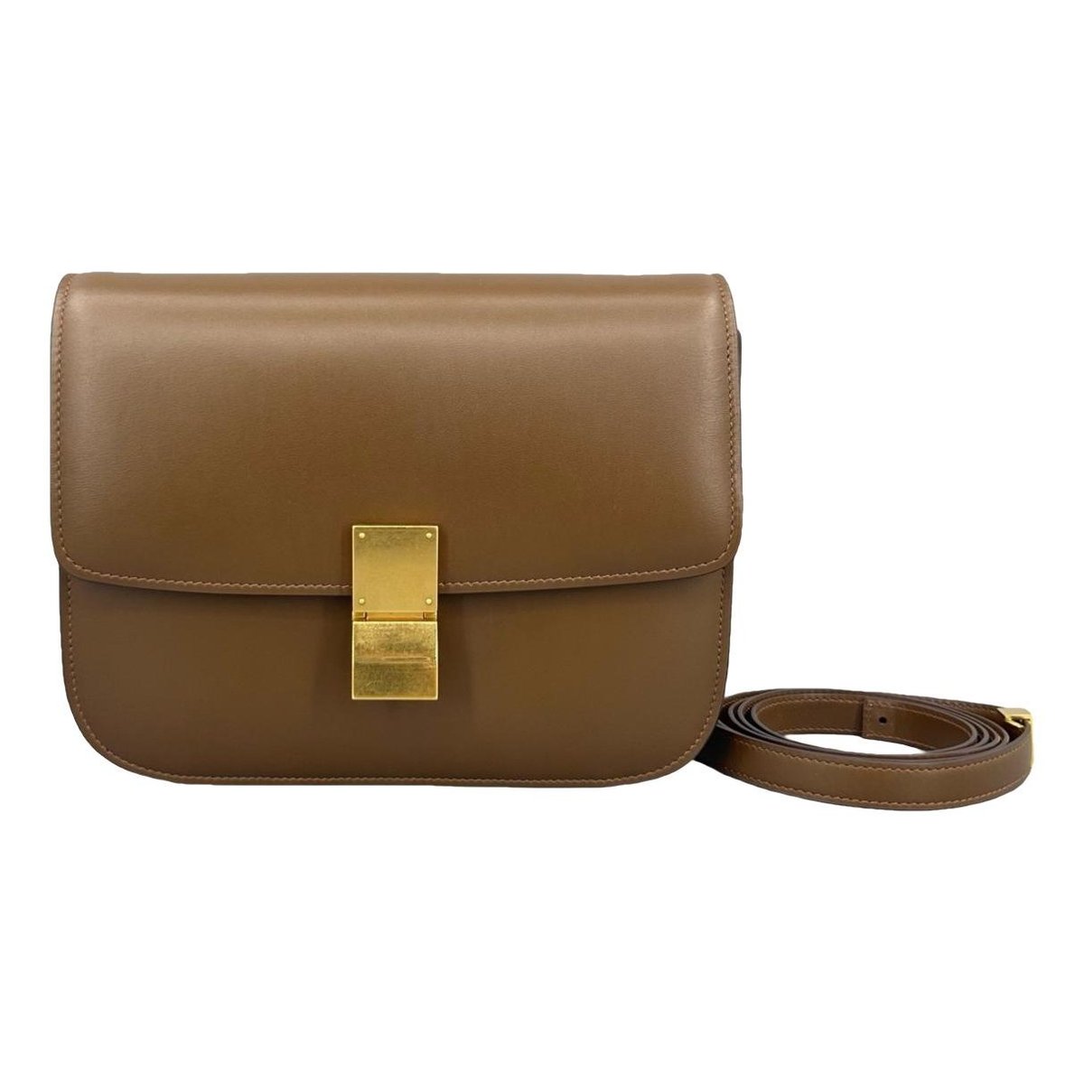 Classic leather crossbody bag