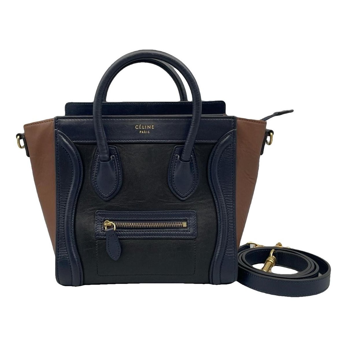 Nano Luggage leather handbag
