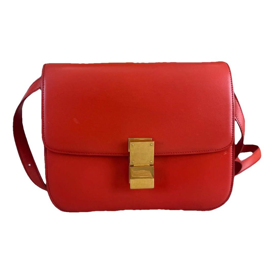 Classic leather crossbody bag