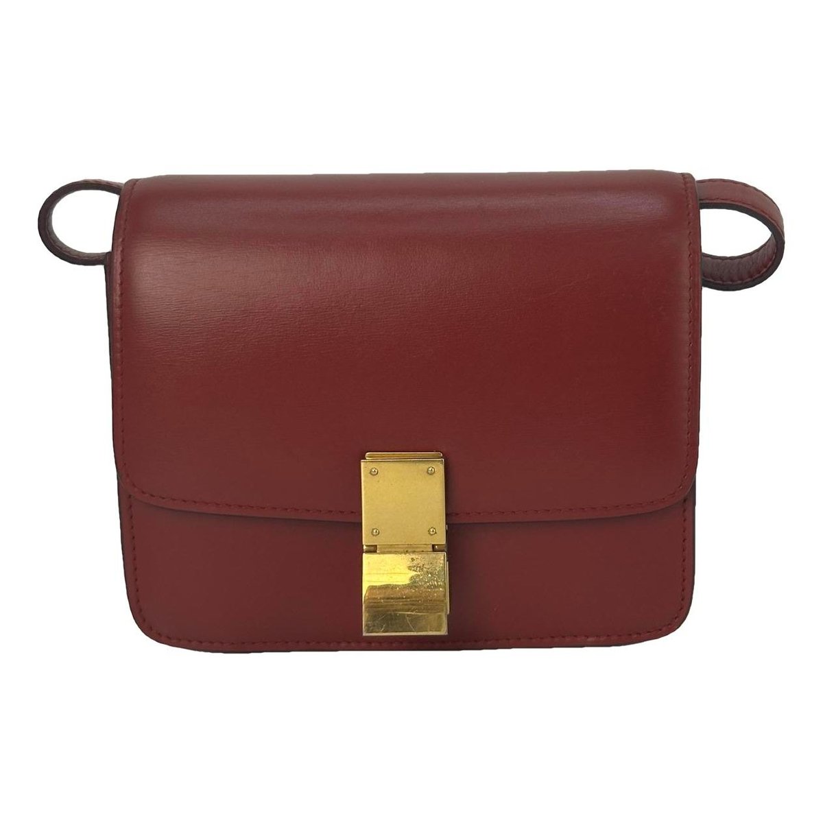 Classic leather crossbody bag