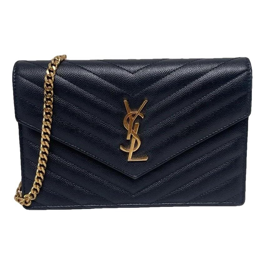 Envelope leather handbag