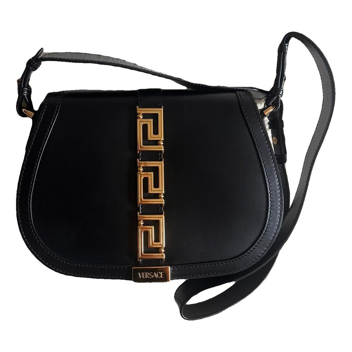 Greca Goddess leather handbag