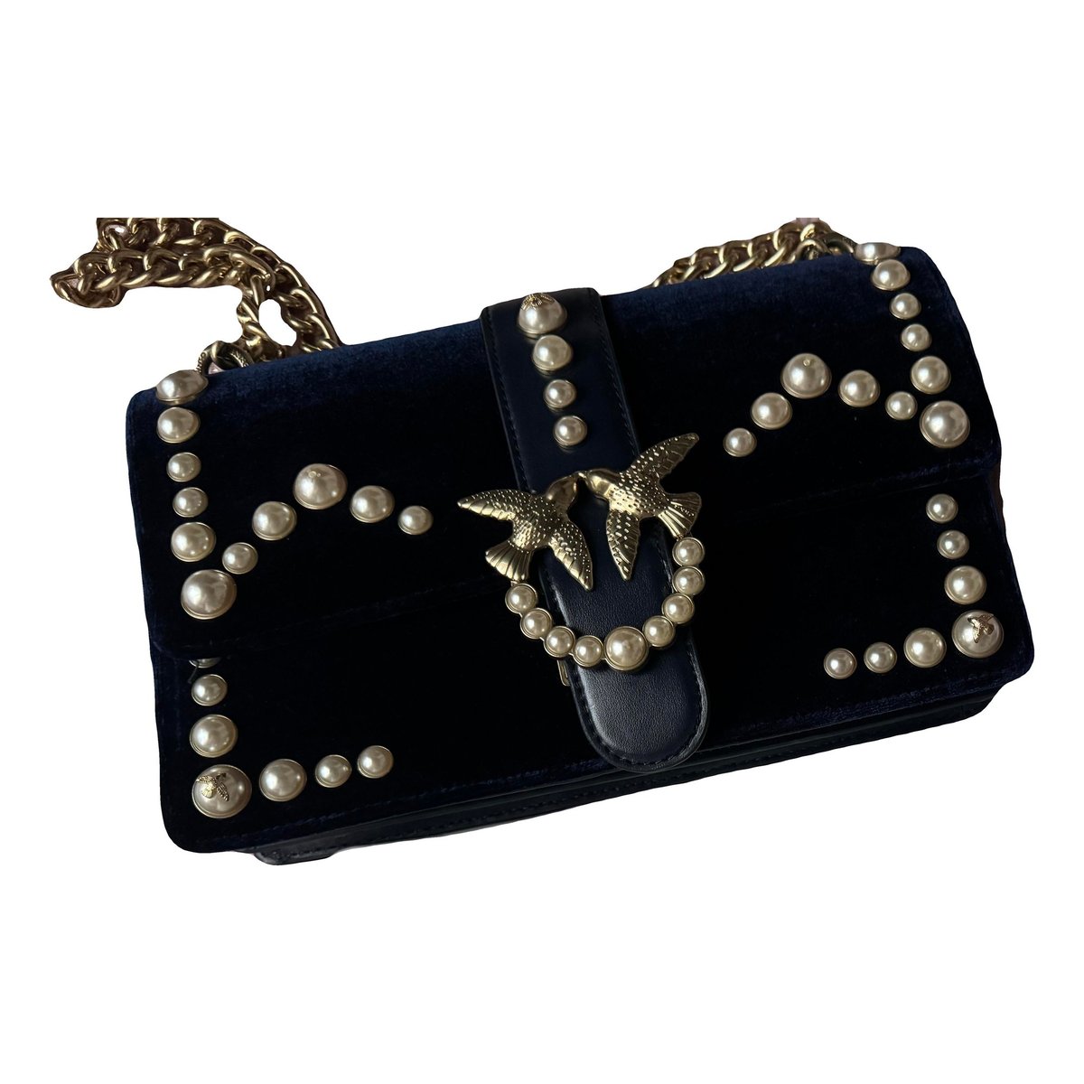 Love Bag velvet crossbody bag