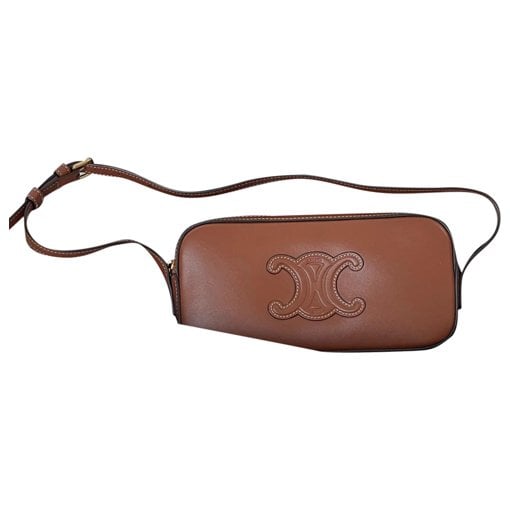 Triomphe leather handbag
