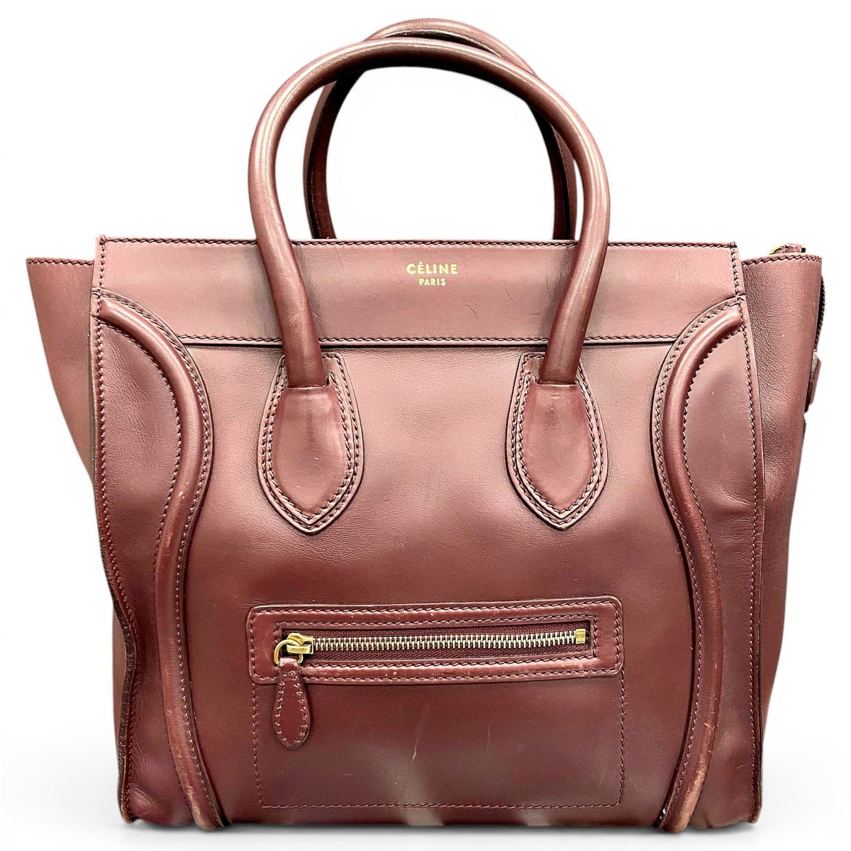 Luggage leather handbag