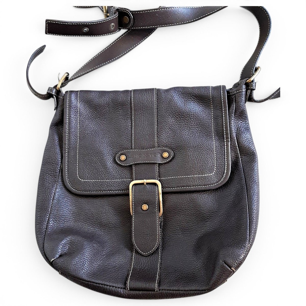 Leather crossbody bag