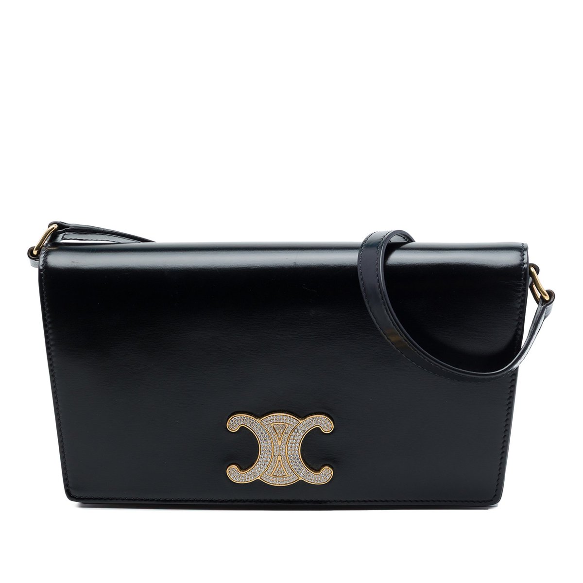 Triomphe leather handbag