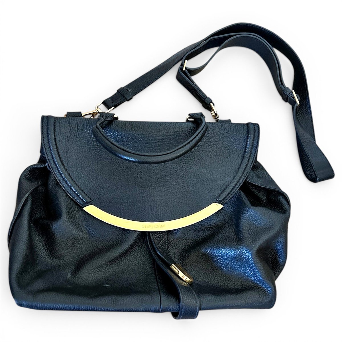 Leather handbag