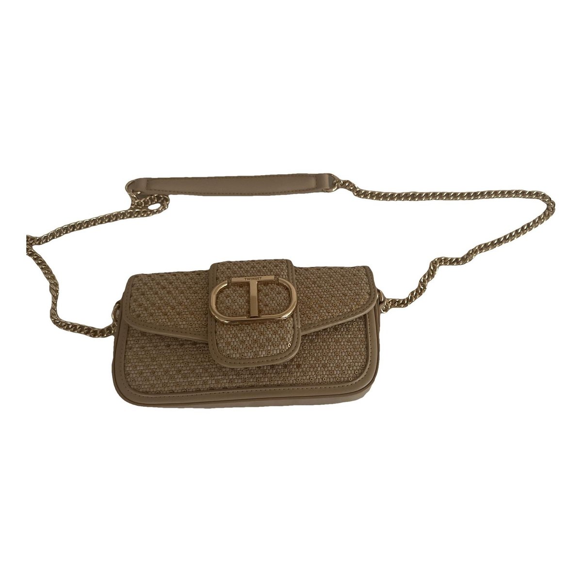 Glitter clutch bag