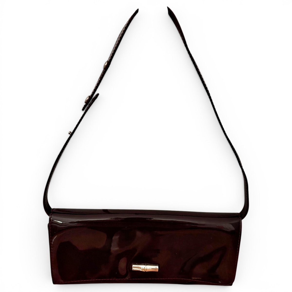 Patent leather handbag