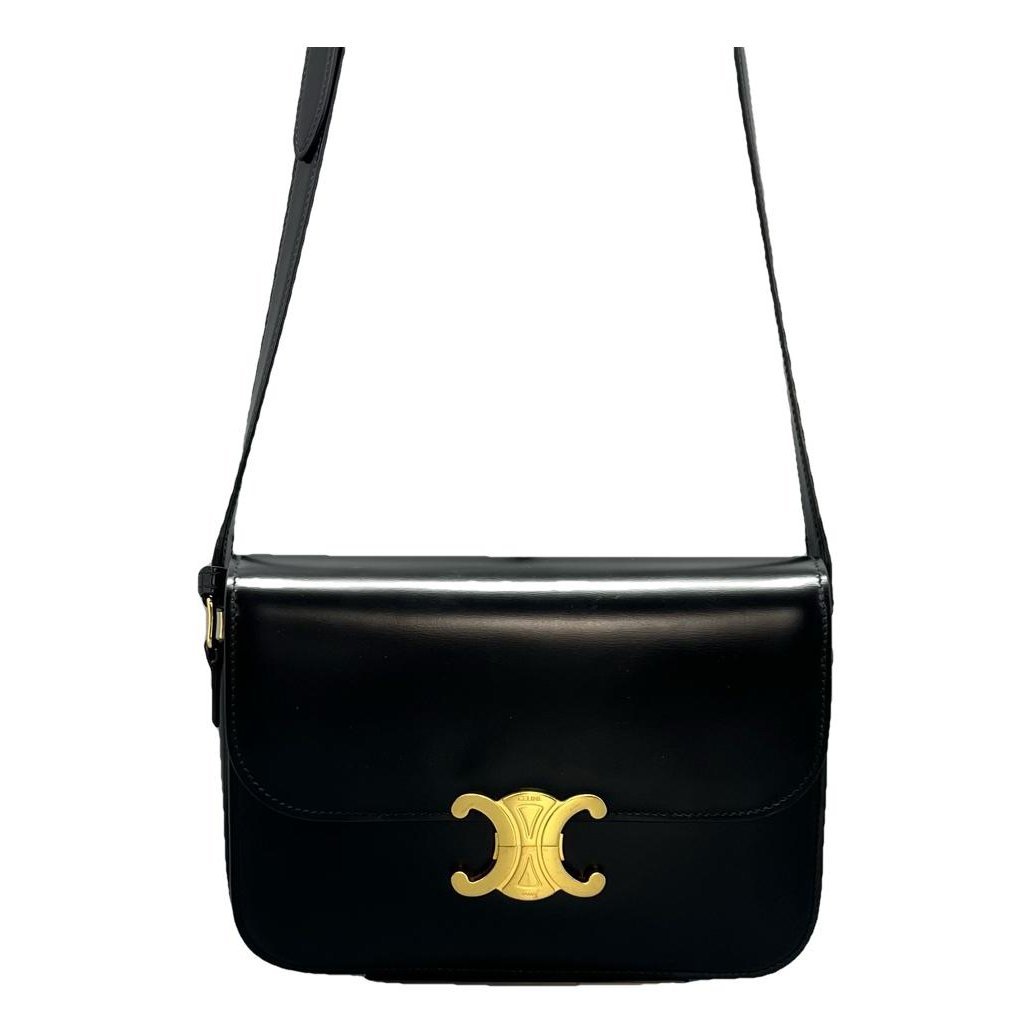 Triomphe leather handbag