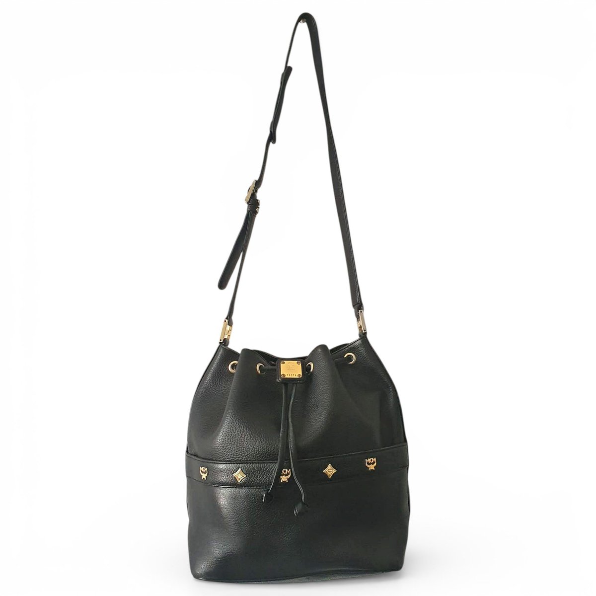 Heritage Drawstring leather crossbody bag