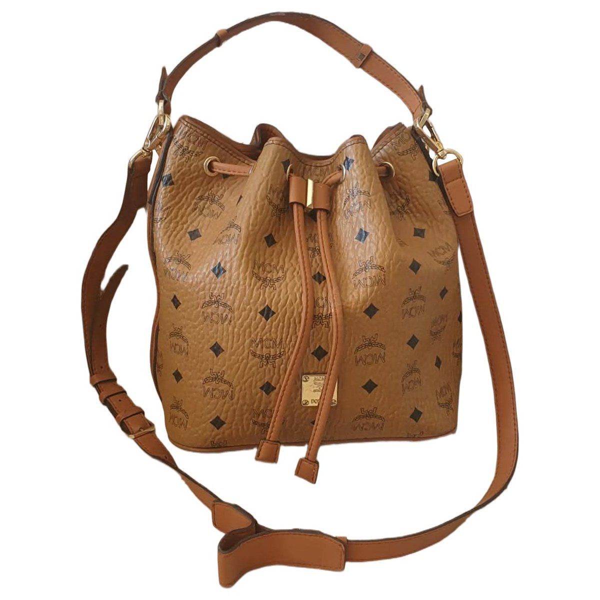 Heritage Drawstring leather crossbody bag