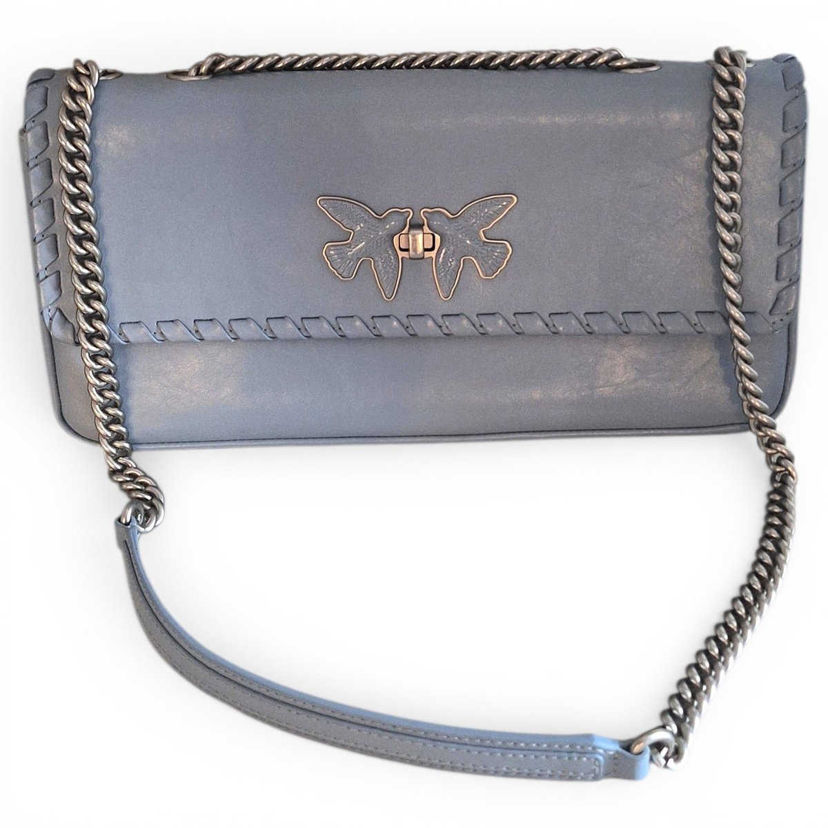Love Bag leather clutch bag