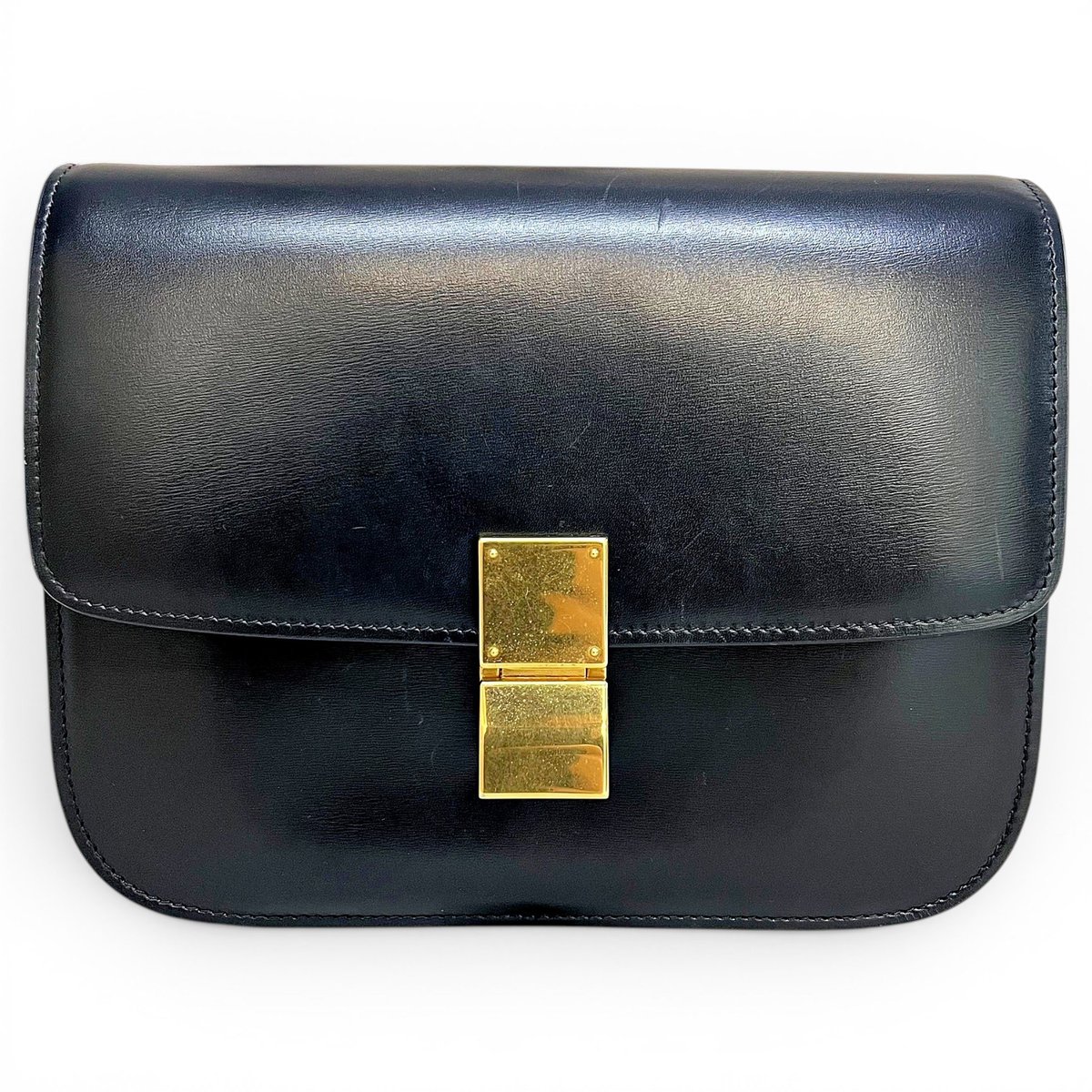 Classic leather crossbody bag