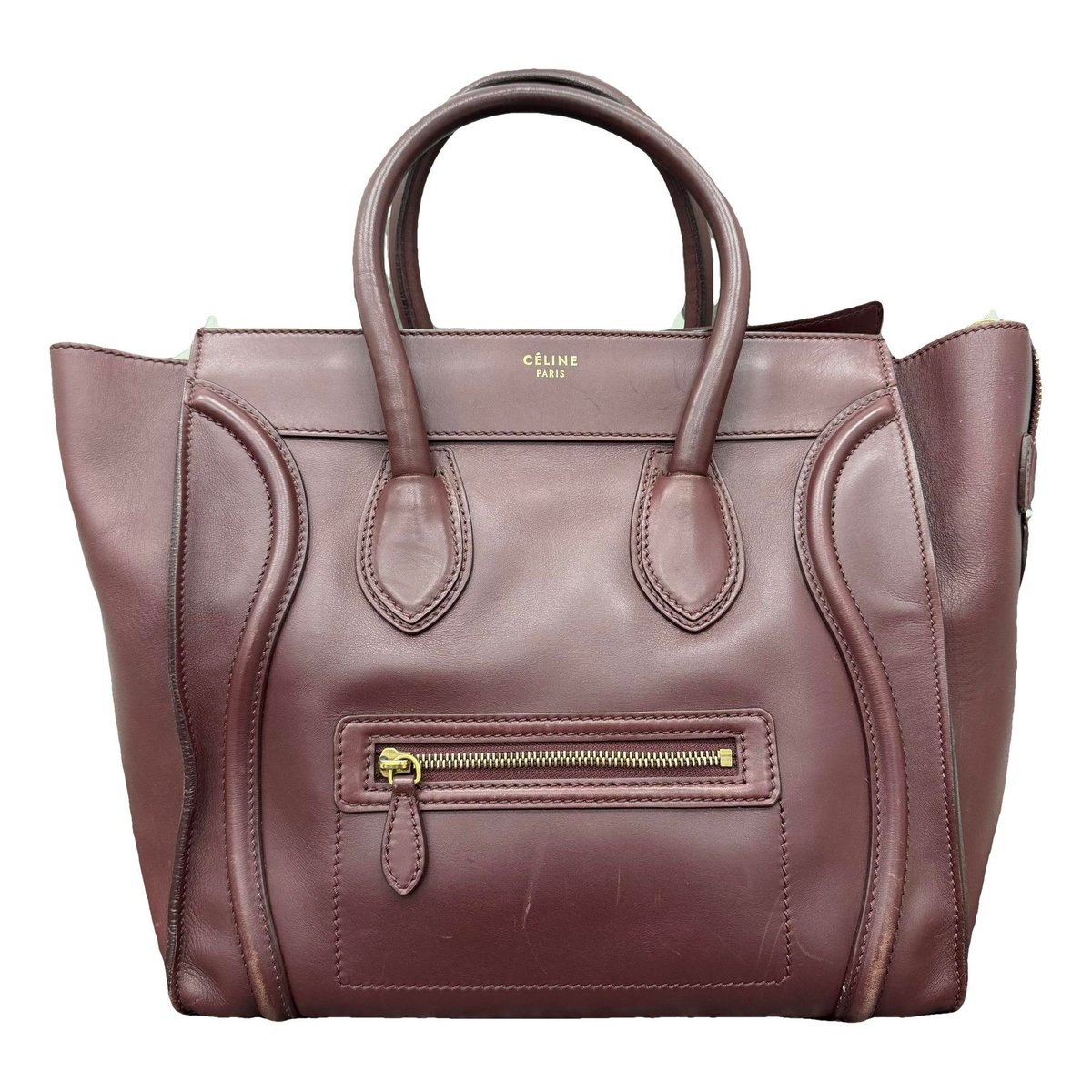 Luggage leather handbag