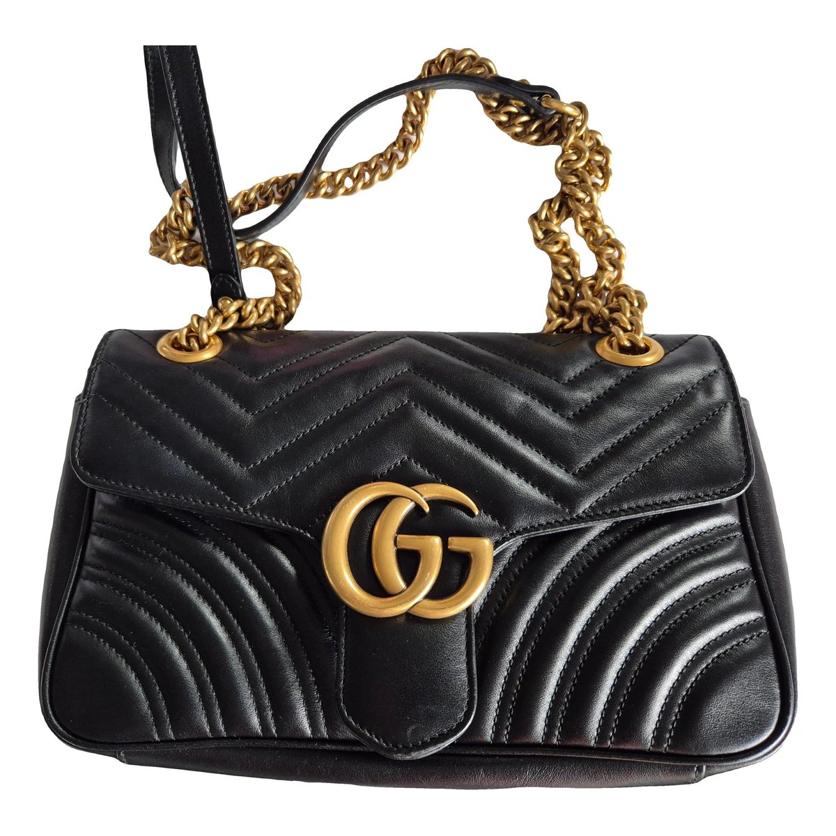 GG Marmont Chain leather handbag